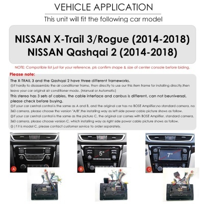 Radio Nissan X-Trail Xtrail X Trail 3 T32 Qashqai 2 J11  Android Auto Car Radio Player   Multimedia Video Nav BT