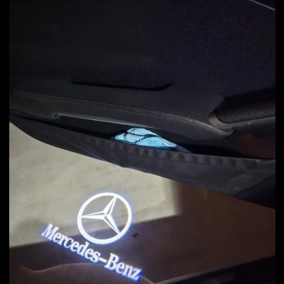 Iluminação Porta  Boas Vindas Portas Mercedes Benz W203 Classe C 2001-2007 SLK SLR CLK R171 W209 W240 W172 W208