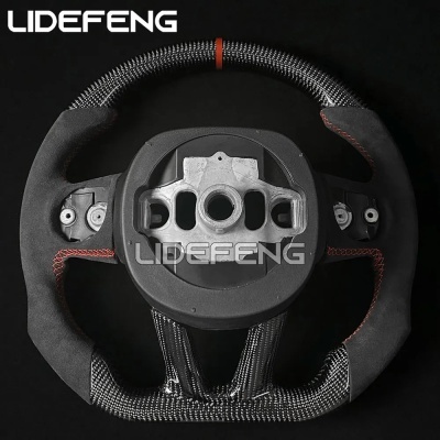 Volante Jeep Grand Cherokee, SRT, GT, RT, SRT, HELLCAT, 2015-2023 de fibra de carbono apto para Dodge,