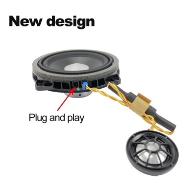 Alto-falantes médios com alto-falante, BMW G20 G30 G01 F30 F48 F20 F34 3GT X1 X2 F23, 4,5 polgadas