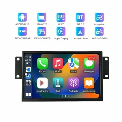 Radio Citroen c3 ds3 c5 2009-2017 Multimídia Navegação GPS Sem Fio Carplay RDS WIFI 4G QLED