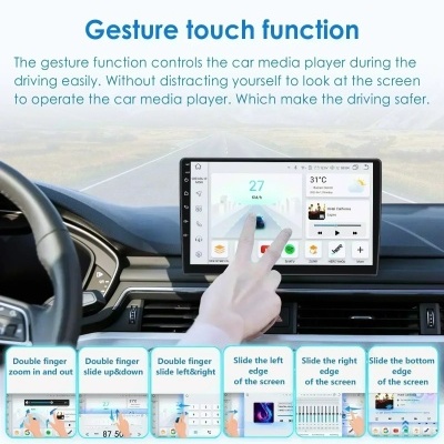 Radio Citroen C5 2008-2017 Android Carplay Sem Fio, Auto 4G DSP, 10.1 ", 2 Din, GPS