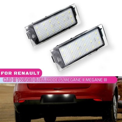 Led Matricula Renault Megane 3, Clio, Laguna 2, Megane 3, Twingo, Mestre, Vel Satis