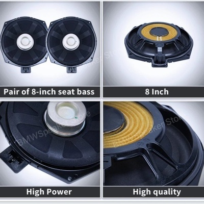 Alto-falante Subwoofer para BMW, Alto-falante Baixo Woofer, Estéreo, F20 F22 F23 F25 F10 F11 F30 F11 3GT F47 F45 F46 F39 X1 X3 Series,