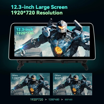 Radio BMW x3 f25 x4 f26  Sistema CIC 12.3 Polegada 1920*720p carplay 6gb 128gb  NOVIDADE 2024