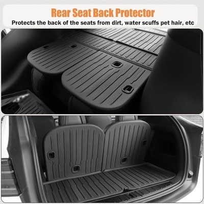 Tapetes impermeáveis Tesla Model X, 5, 6, 7 lugares, 2024, 2023-2016