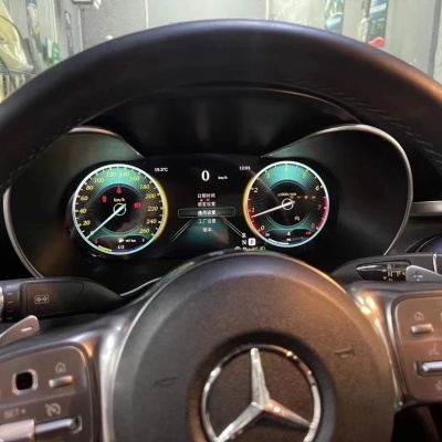 Quadrante Mercedes-Benz GLC W253 2015-2018 Painel Digital LCD para , Cluster do Instrumento, Cockpit, Velocímetro