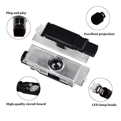 Iluminação Porta  Boas Vindas Portas Alfa Romeo Mito 2022, 2021, 2020, 2019, 2018, 2017, 2016-2009