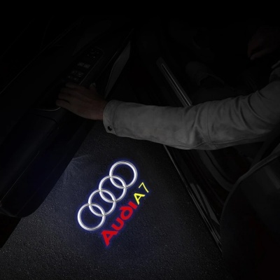 Iluminação Porta Boas Vindas Portas Audi Sline S3 S4 S5 S6 S7 RS Quattro Q7 Q5 Q3 A4 B8 8 8P A3 A6 C7 A5 A6L
