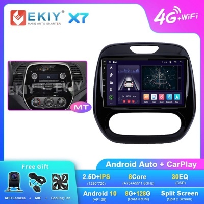 Radio Renault Captur CLIO, Samsung QM3, 2011-2018 Auto Android , Carplay estéreo, sistema de navegação GPS, 2 Din, DSP, DVD, HU