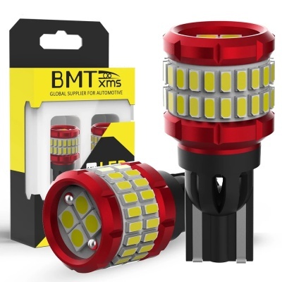 Lâmpada BMTxms-T15  LED para luz reversa de backup de carro, Canbus, sem erro, 4014, 48SMD, 912, 921, 2400LM, 6000K, W16W, 2pcs
