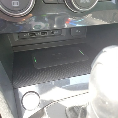 Carregador Telemovel Para Consola Central Sem Fio para VW Tiguan Allspace, Tharu 2017-2021