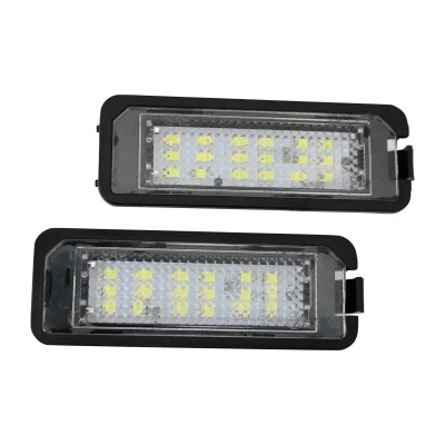 Luz de Matrucula VW Com Anulador Erros Skoda, Seat Leon, Ibiza, VW Golf 4, 5, 6, 7, MK4, MK7, Passat CC, Polo, Scirocco, 2008-2013