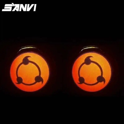 Olhos para farol do carro, dinâmico Demon olhos, luz de nevoeiro, Retrofit Auto luz, DIY