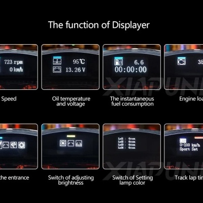 Volante VW Golf 7, MK7, Mk7.5, GTI, Scirocco, Polo, GTS, Linha R, 2014-2017 Estilo de corrida  Competição de fibra de carbono personalizado, LED RPM,