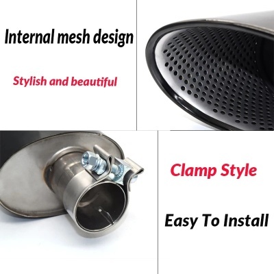 Ponteiras Audi  A3, A4, A5, A6, A7, até RS3, RS4, RS5, RS6, RS7 Oval