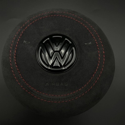 Volante VW Golf MK7 R GTI GTD GTE Polo GTI Scirocco 2015 2016 T-ROC Tiguan de fibra de carbono personalizado Volante VW Golf MK7 R GTI GTD GTE Polo GTI Scirocco 2015 2016 T-ROC Tiguan de fibra de carbono personalizado