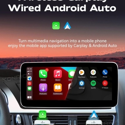 Radio Audi A4, B8, A5, 2009-2017 GPS Navi, 4G WiFi, IPS de 10,25 ", Android 13, 128GB, Ultimo Modelo Novidade!! Radio Audi A4, B8, A5, 2009-2017 GPS Navi, 4G WiFi, IPS de 10,25 ", Android 13, 128GB, Ultimo Modelo Novidade!!