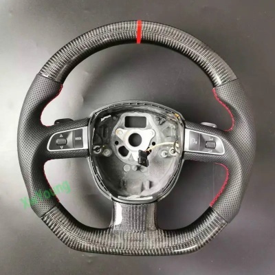 Volante  Audi A3, 8P, A4, B7, A5, 8T, 8F, A6, C6, Q5, 8R, Q7, 4L Fibra de Carbono