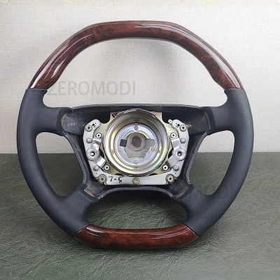 Volante Mercedes-Benz, R129, R170, W124, W140, W202, W208, W210 Acabamento Madeira Volante Mercedes-Benz, R129, R170, W124, W140, W202, W208, W210 Acabamento Madeira