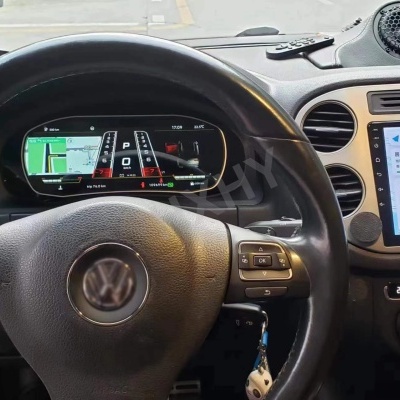 Quadrante VW Tiguan 2010-2016 Painel de Painel de Display Digital LCD para Volkswagen , Instrumento Cluster Cock, Velocímetro