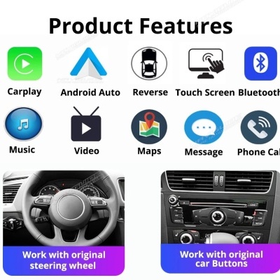 Radio Audi A4 B8 LHD 2009-2016 8.8 '', Android 13