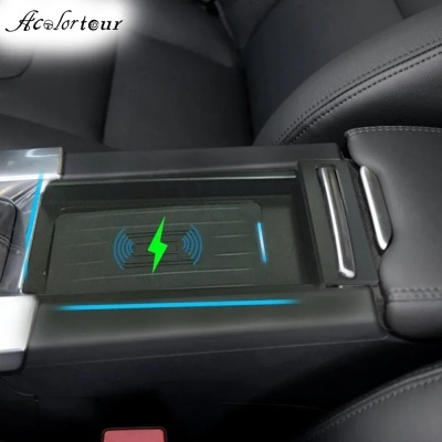 Carregador Telemovel Para Consola Central Sem Fio para Volvo S60, V60, XC60, 2014-2018
