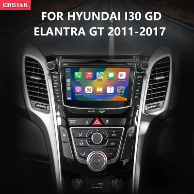 Hyundai i30 Elantra GT 2011-2017 GPS, leitor de vídeo DSP, Media Carplay, Auto WiFi, 4G TOPO de GAMA Novidade 2024