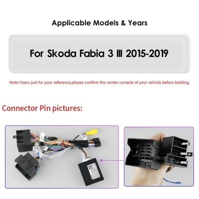 Radio Skoda Fabia 3 III, 2015, 2016, 2017, 2018, 2019, 4G, 9" Radio Skoda Fabia 3 III, 2015, 2016, 2017, 2018, 2019, 4G, 9"