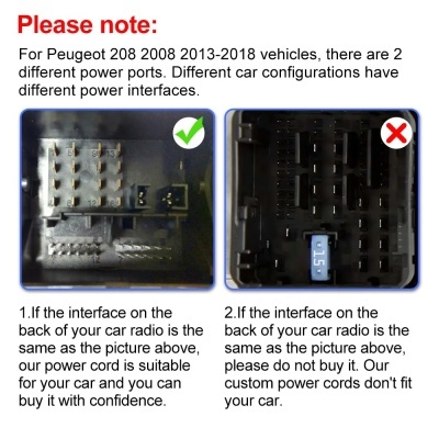 Radio Peugeot 2008 208, de 2012-2018