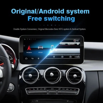 Radio  Mercedes benz a classe w176 gla/cla x156 c117 tela 10 Polgadas   multimídia ntg 4.5 5.0 NOVO MODELO 2024