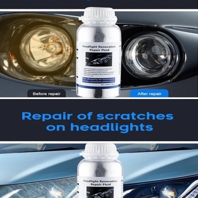 Kit de restauração do farol do carro, Polímero líquido, Polonês do farol do carro, Ferramenta de restauração Kit de restauração do farol do carro, Polímero líquido, Polonês do farol do carro, Ferramenta de restauração