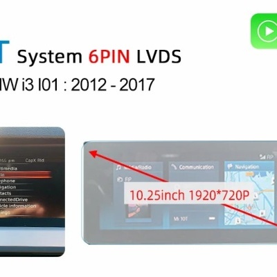 Radio BMW i3 i01 2013-2020   Navegação GPS Sem Fio Carplay RDS WIFI 4G QLED