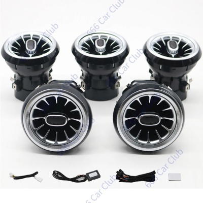 Grelhas Ventilação RGB Mercedes W205, W213, W222, W117, W176, X156, W206, W167 Cob Controlo Por APP Andoid ou IOS NOVIDADE!!