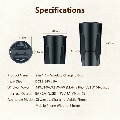 Carregador Universal Sem Fio 15W Carregamento Rápido Novidade Carregador Universal Sem Fio 15W Carregamento Rápido Novidade