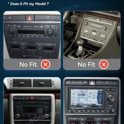 Radio Audi A4 B8 B6 B7 S4 B7 B6 RS4 B7 SEAT Exeo 7   Android 12 Carplay Sem Fio 8G 128G   Ultimo Modelo.