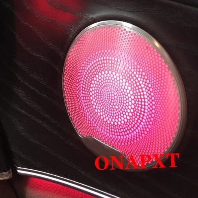 Tampa Decorativa  Coluna Altifalante Mercedes  Benz C, W205, GLC, X253, E, W213, Coupe, W238, MB luz ambiente Metal RGB Qualidade!