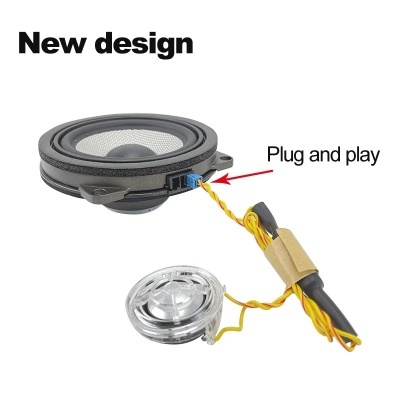 Alto-falante para bmw, 4.5 polegadas, porta, som estéreo, para modelos g30, 20, f25, f30, f32, g01, f48, f34, gt, x1, x3, x4