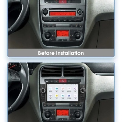 Radio  Fiat Grande Punto Linea 2007-2012 Android  12 IPS 8g 128G