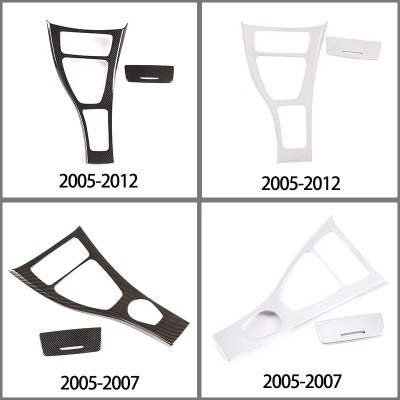 Painel / Tampa Adesivo, ABS Prata, Fibra De Carbono Textura,  BMW Série 3, E90, E92, E93, 2005-12