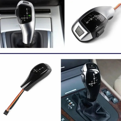 Manípulo Manete Shifter Manete Alavanca Para BMW 1 3 5 6 Série E90 E91 E60 E61 E46 2D 4D E39 E53 E92 E87 E93 E83 X3 E89