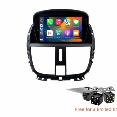 Radio Renault Megane 2 2002 - 2009 Multimídia Navegação GPS Sem Fio Carplay RDS WIFI 4G QLED