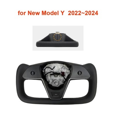 Volante  Tesla manivela modelo y 3, modelo x   2017-2024 de aquecimento de couro personalizado