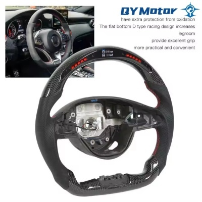 Volante Mercedes AMG A45 C43 C63 E63 S63 W205 W213 W222 Com ou Sem Ecra LED