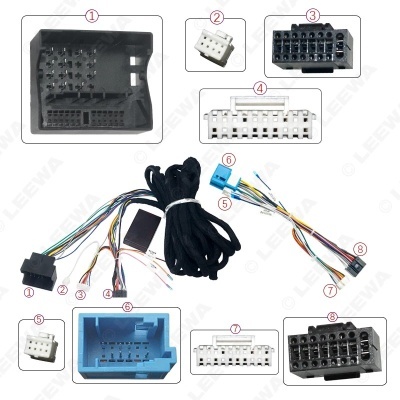 Cablagem/ Chicote Completo  Radio BMW Série 3, E46, M3, E39, E53 QUALIDADE COM CANBUS
