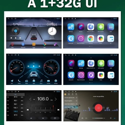 Radio  Nissan Qashqai 9 Polegadas, J10, 2006, 2007, 2008-2013