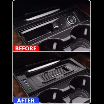 Carregador Telemovel Para Consola Central Sem Fio BMW X5, X6, F15, F16, 2014-2019