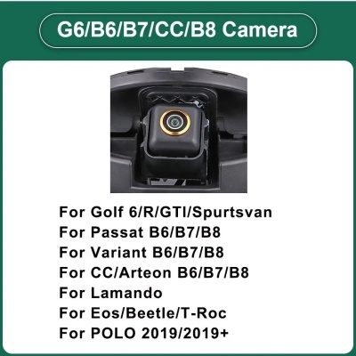 Camera VW passat cc golf 6/7/8 magotan b6/b7/b8 polo beetle eos t-roc QUALIDADE! olho de peixe 170 ° ahd 1080p  Automatica