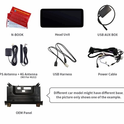 Radio Mercedes Benz C Class W205 2014-2018 Multimídia Navegação GPS Sem Fio Carplay RDS WIFI 4G QLED