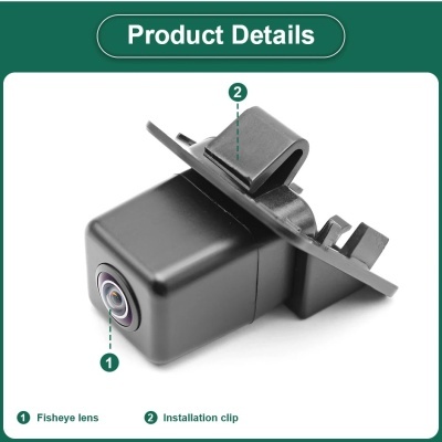 Camera Mercedes Benz W204, W212, W221, carro da classe S de luz de placa de visão traseira, 170 °, 1080P, AHD, Starlight, visão noturna,